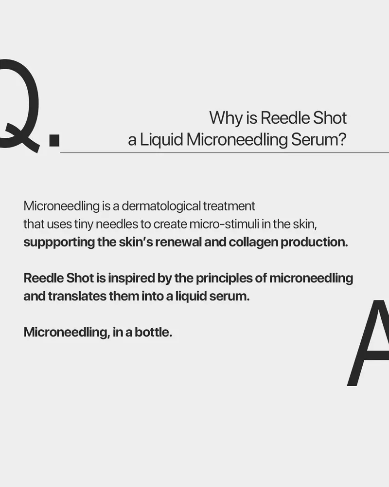 [VT COSMETICS] #1 viral Reedle Shot OG Liquid Microneedling Serum with Patented Spicules, Cica Reedles, Exosome & Centella Asiatica | Pore Care, Skin Texture, Booster, Brightening & Intensive Spot Care | Mild to Strong Care | Korean Skincare