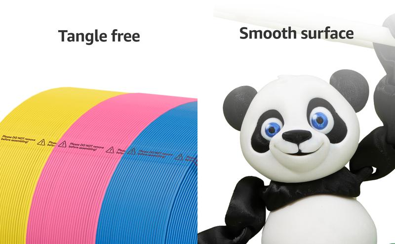 Bambu Lab PLA Basic 3D Printer Filament, New Colors Arrivals! 1.75mm PLA 3D Printing Filament Dimensional Accuracy +/- 0.03 mm, Fast Printing RFID PLA, No Warping & Tangling, 3D Print Material with Reusable 1kg Spool