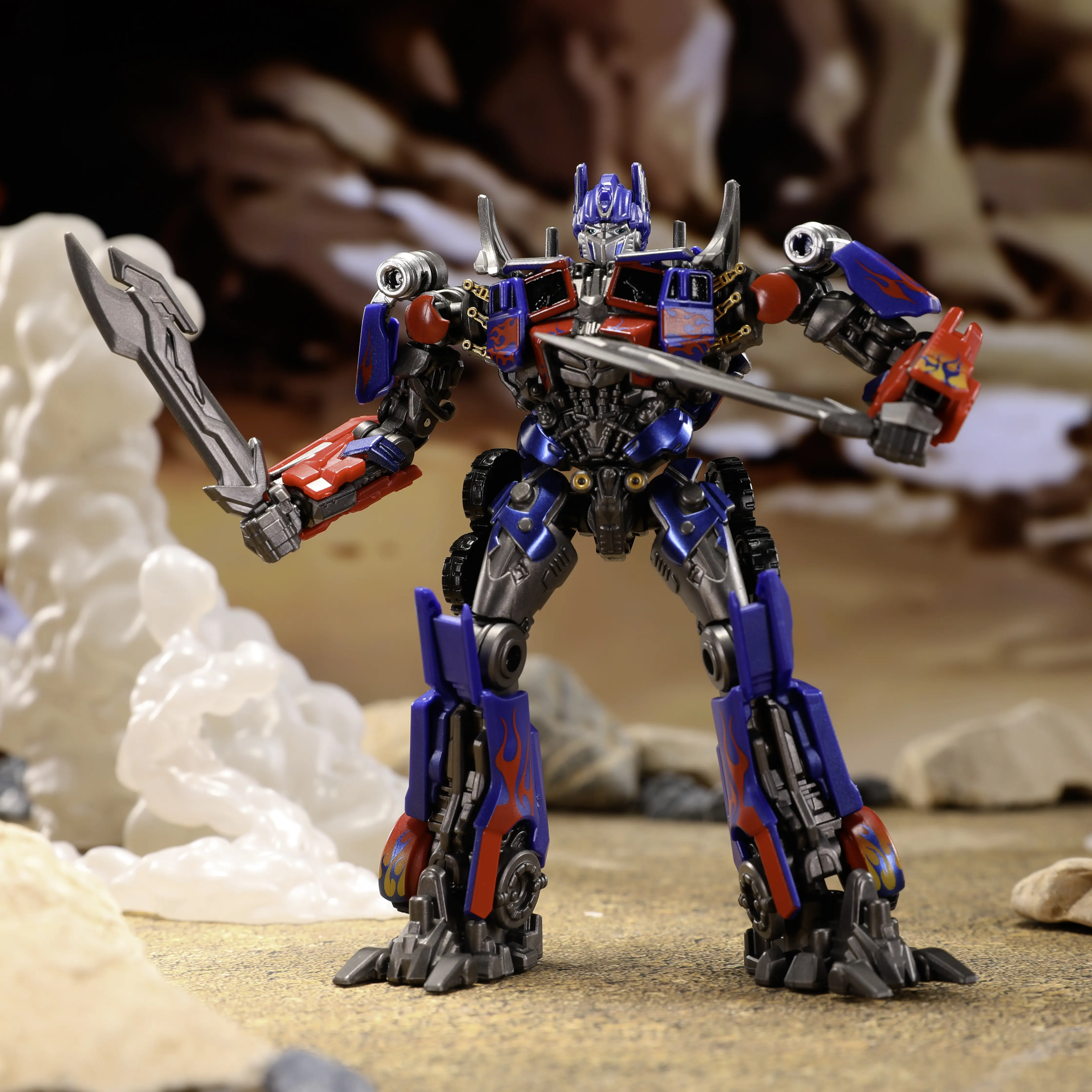 Transformers AMK MINI Wave 3 Non-Converting Action Figures - Transformers: Dark of the Moon Optimus Prime & G1 Megatron - Purple Version, IDW Orion Pax, Bumblebee, G1 Ironhide, Ratchet, Full-Body Articulation, Comics Themed, for Kids Ages 8+