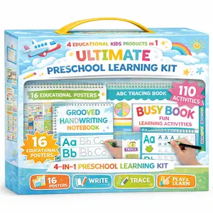 Ultimate Preschool Learning Kit | Kindergarten Ready Set | Toddler Educational Toys Gift 3-5 Year Old
