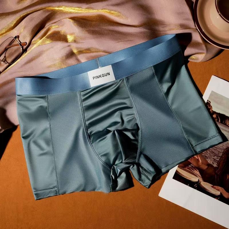 Men's Boxer Briefs 4/8 Pack!Patent-Pending Mesh Technology - Buttery Soft & Breathable Slim Fit, Zero-Chafing Versatile Piece for Commuting, Workouts, & Dates! Available in Multiple Colors - New Fall/Winter Collection Christmas Gift