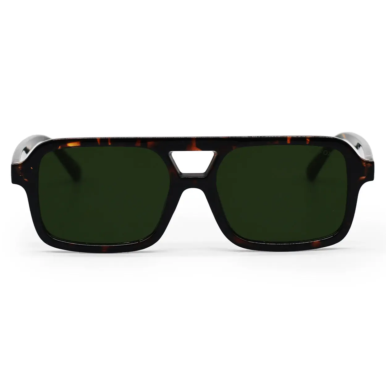 Atlas - Green - Tangle Free Square Sunglasses - FDA Shatter-Resistant Lenses - UV400 - For Women & Men