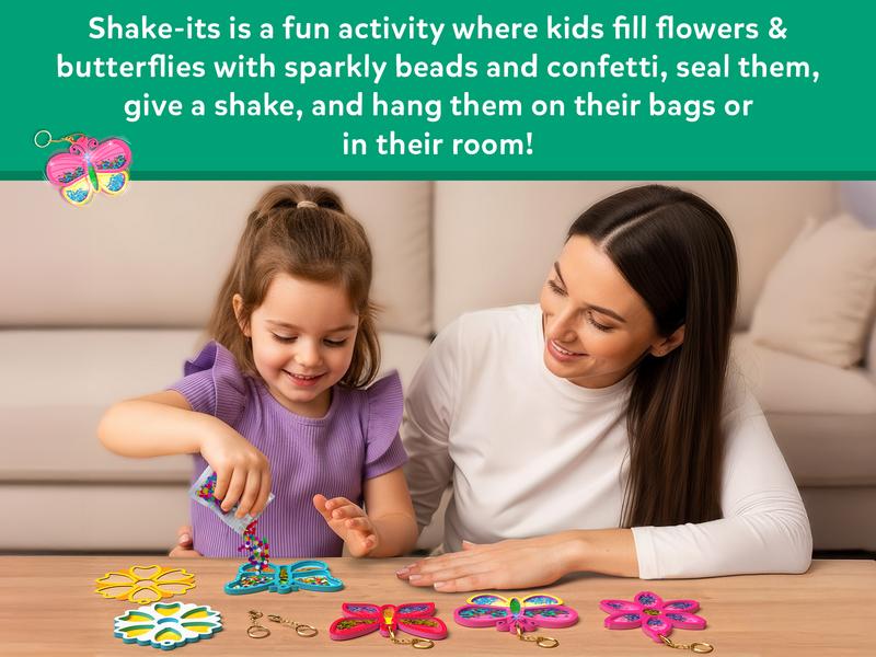 Skillmatics Art & Craft Activity - Shake-its, DIY Glitter Craft Kit with Keychains, Fun & Creative Travel Toys, Party Favors & Birthday Gifts for Girls & Boys Ages 4 to 9 Skillmatics Art & Craft Activity - Shake-its, DIY Glitter Craft Kit with Keychains, Fun & Creative Travel Toys, Party Favors & Birthday Gifts for Girls & Boys Ages 4 to 9