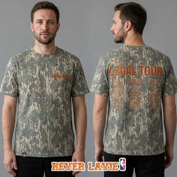 Ty Myers Camo Legal Tour 2026 Official Merchandise Camo T-Shirt