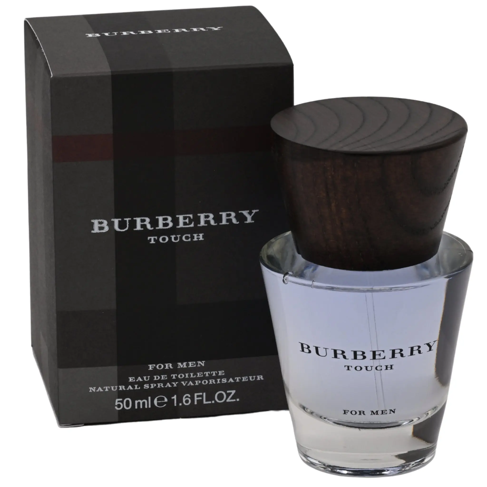 Burberry Touch Men's Eau de Toilette (EDT) Cologne - Aromatic, Earthy, Woody Scent with Smooth Depth, Long-Lasting Wear, Mandarin Top Notes, 1.6 fl oz, New in Box, Fragrance Perfumes, Father's Day Gifts for Men & Boyfriends, Gifts For Boyfriend, Mens Gift