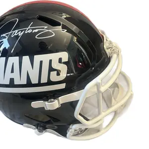 Lawrence Taylor Signed NY Giants Full-Size Replica Helmet | Classic 80s Style | Beckett Auth