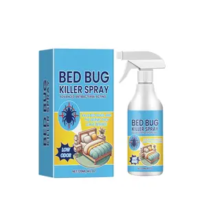 Bed Bug Spray with Natural Plant Formula, Gentle for Humans & Pets, No Rinse Needed, Also Works for Fleas, Mites, Flies & Mosquitoes