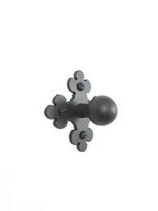 Spanish Club Smooth Cross Iron Cabinet Knob SHK20
