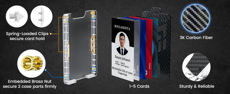 MNGARISTA Retractable Badge Holder, Heavy Duty Badge Reel Keychain with Belt Clip, 3K Carbon Fiber ID Card Holder Lanyard with 32.26" Retractable Key Chain, Black MNGARISTA Retractable Badge Holder, Heavy Duty Badge Reel Keychain with Belt Clip, 3K Carbon Fiber ID Card Holder Lanyard with 32.26" Retractable Key Chain, Black