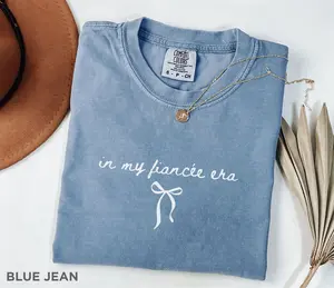 In My Fiancee Era Comfort Colors Shirt, Engaged Shirt, Future Mrs Tshirt Bride To Be, Engagement Gift for Fiancée, Engagement Outfit for Bridal Shower