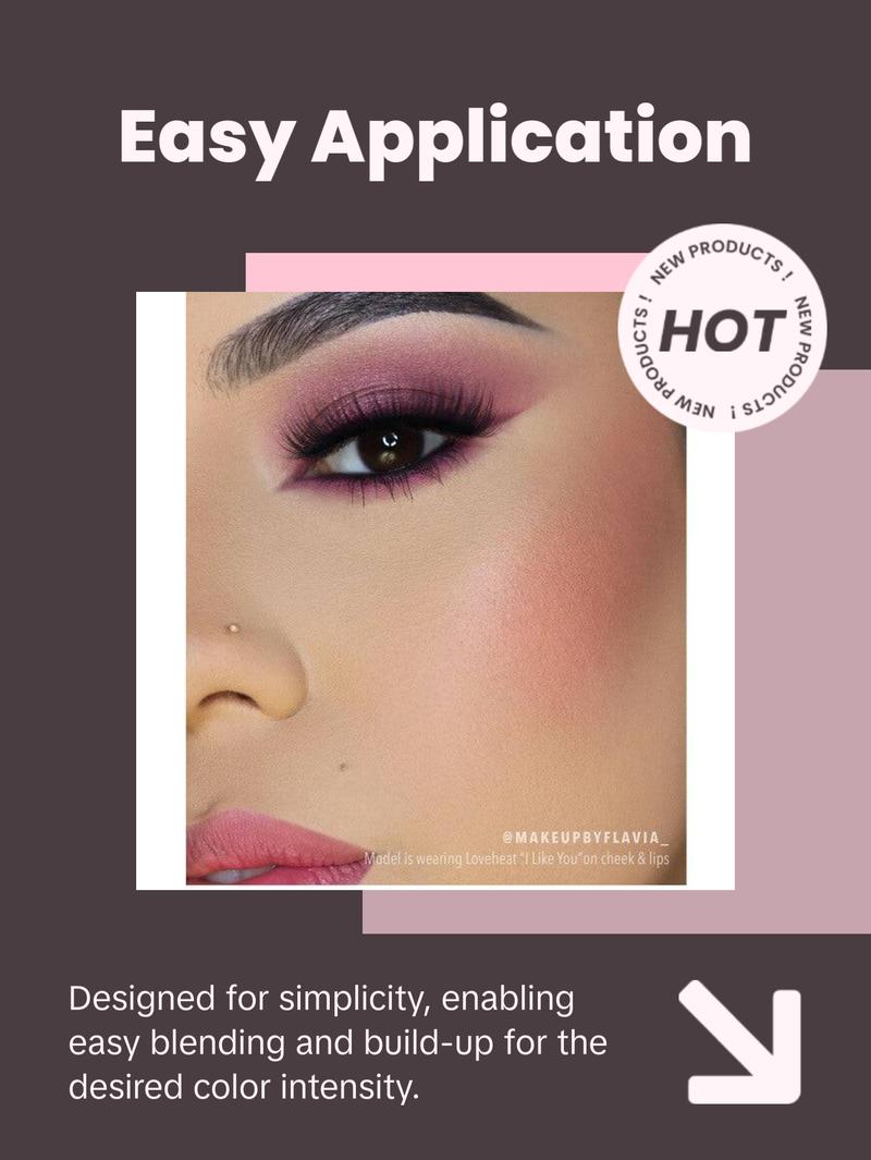 MOIRA Loveheat Cream Blush - Lightweight Makeup for Flawless Look - Coconut