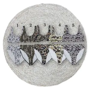 Women Adult Southern Camouflage 2pcs Bikini Swimsuits for Summer Stretchy Beachwear