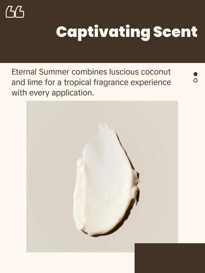 Each & Every Natural Fragrance Deodorant Eternal Summer - Coconut & Lime 2.5oz