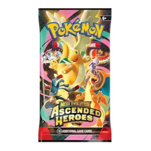 Pokemon Ascended Heros Booster Pack - 10 Asecended heros Cards for Collectors & Players - Ideal for TCG Enthusiasts