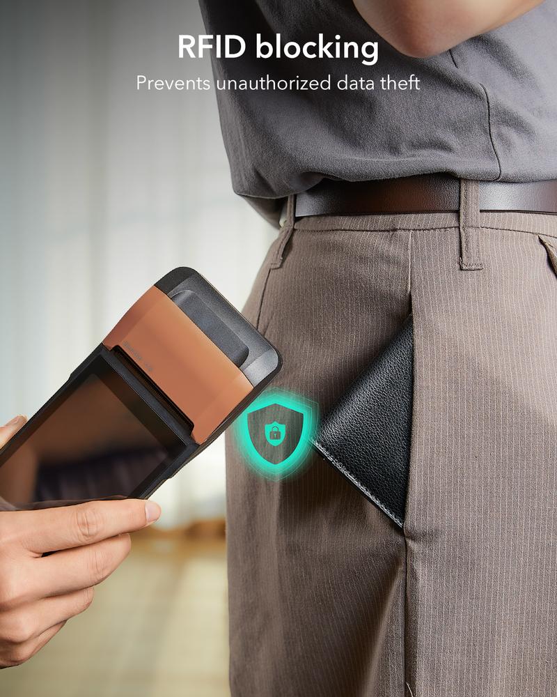 ESR Geo Wallet with Find My, RFID Blocking, Wallet for Men, Wallet Tracker(iOS 14.5 Above Only), Holds 9 Cards and 15 Bills, Replacement for AirTag Wallet, Slim Bifold Card Holder