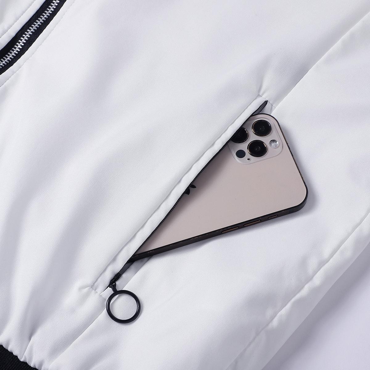 Men's Casual Stand Collar Jacket - Autumn Winter Coat with Pocket Design, Polyester Lining, Regular Fit, Sleek Finish, Modern Menswear, Fine Tailoring