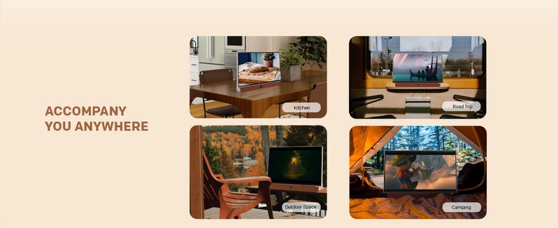 Skyworth 24-Inch Portable TV - 1080P FHD Smart Google TV Matte Screen HDR10 Dolby Audio LED Bluetooth Chromecast Google with High-Performance Battery & Voice Control