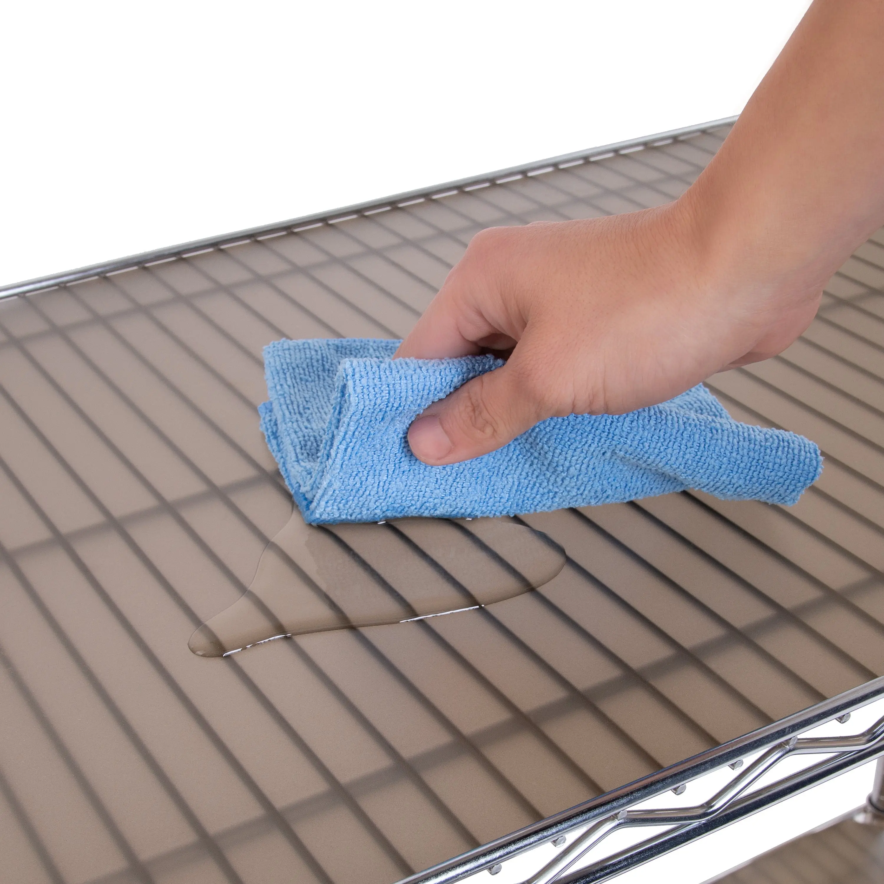 Waterproof Polypropylene Shelf Liners for Steel Shelving Units, Durable Furniture Hardware Accessory for Organizing Storage Spaces, Wipe-Clean Organiser