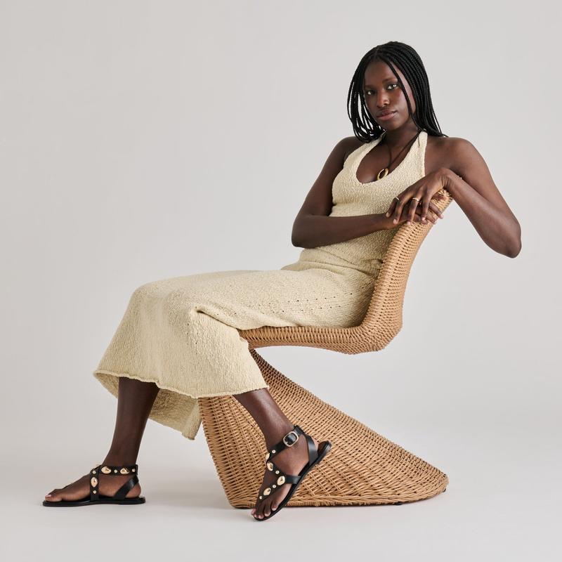 Dolce Vita JAYDE SANDALS BLACK LEATHER