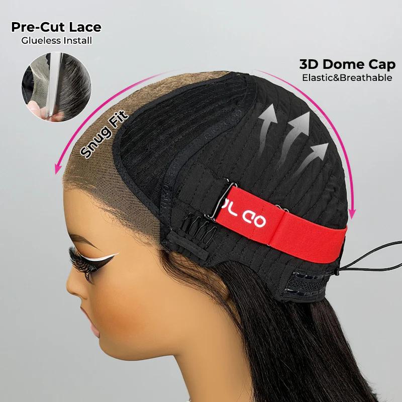 ISEE HAIR Wear Go 9x6 T-Part Layered Cut Bob Yaki Straight Wig Glueless Human Hair–Drawstring Lace Frontal Wig Pre-Cut & Pre-Bleached & Pre-Plucked Hairline & Deep Part Beginner Friendly Summer Hairstyles#SoHoChic#TikTokShopBackToSchool ISEE HAIR Wear Go 9x6 T-Part Layered Cut Bob Yaki Straight Wig Glueless Human Hair–Drawstring Lace Frontal Wig Pre-Cut & Pre-Bleached & Pre-Plucked Hairline & Deep Part Beginner Friendly Summer Hairstyles#SoHoChic#TikTokShopBackToSchool