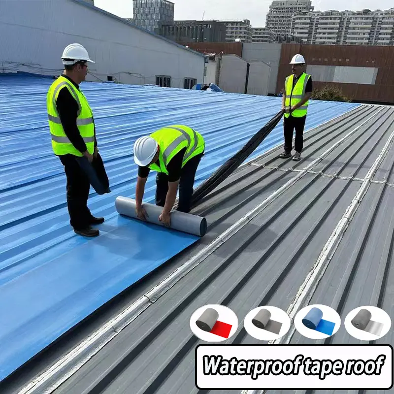 FuBon RUNTIAN Heavy-Duty Waterproof Tape Roll - 19.6in x 11yd, High Temperature Resistant, Long-Lasting Adhesive, Waterproof Bond Seal, UV-Safe Longevity, Durability, for Pipe, Gutter Repairs