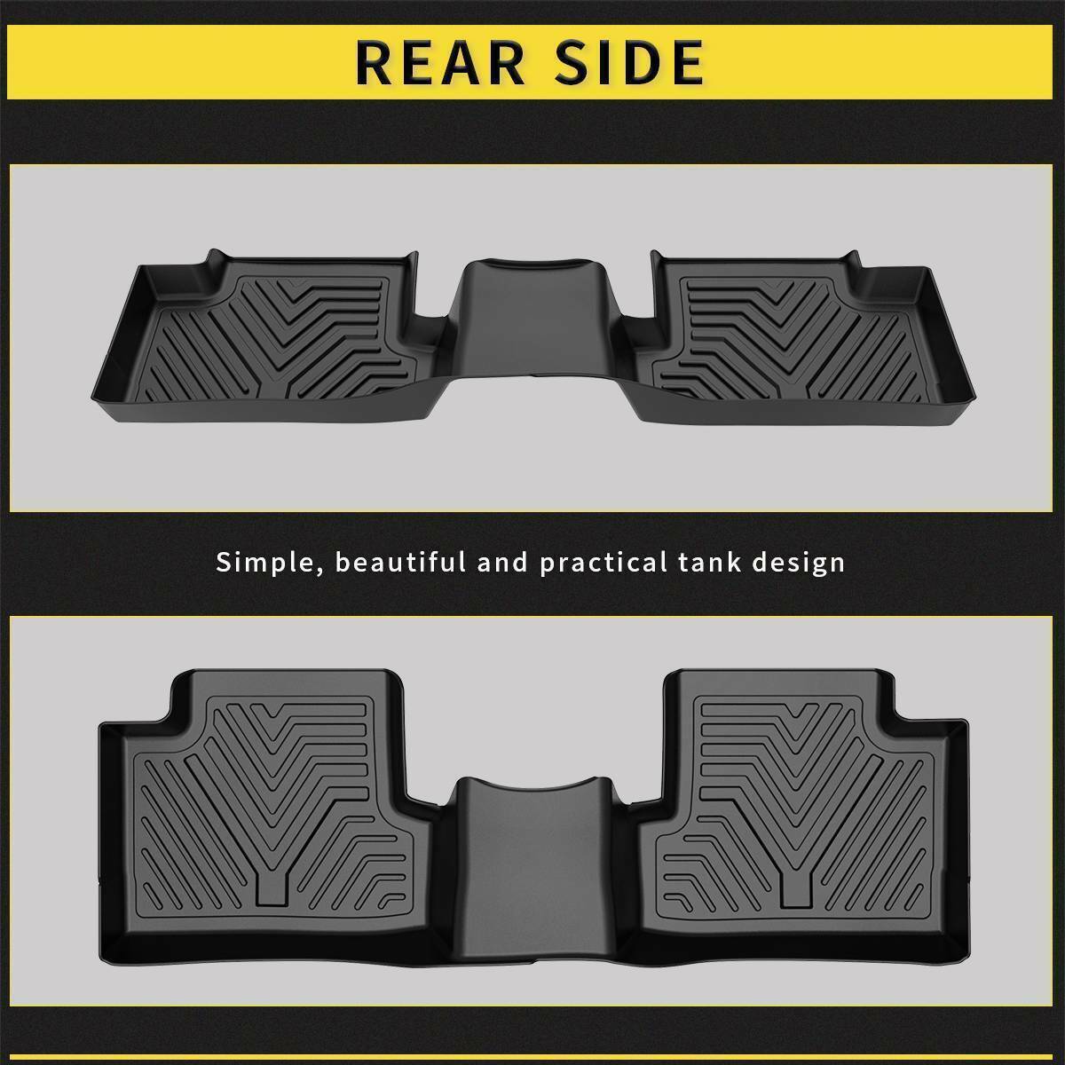 YITAMOTOR Floor Mats Fit for Jeep Grand Cherokee (Only Back Mats) / Jeep Cherokee（Full Set)