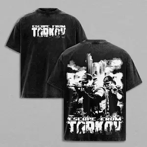 Escape From Tarkov Shirt with Iconic Head Eyes Design, Perfect Escape From Tarkov Gift Featuring Head E, Unisex Cotton Graphic Tee for Fans