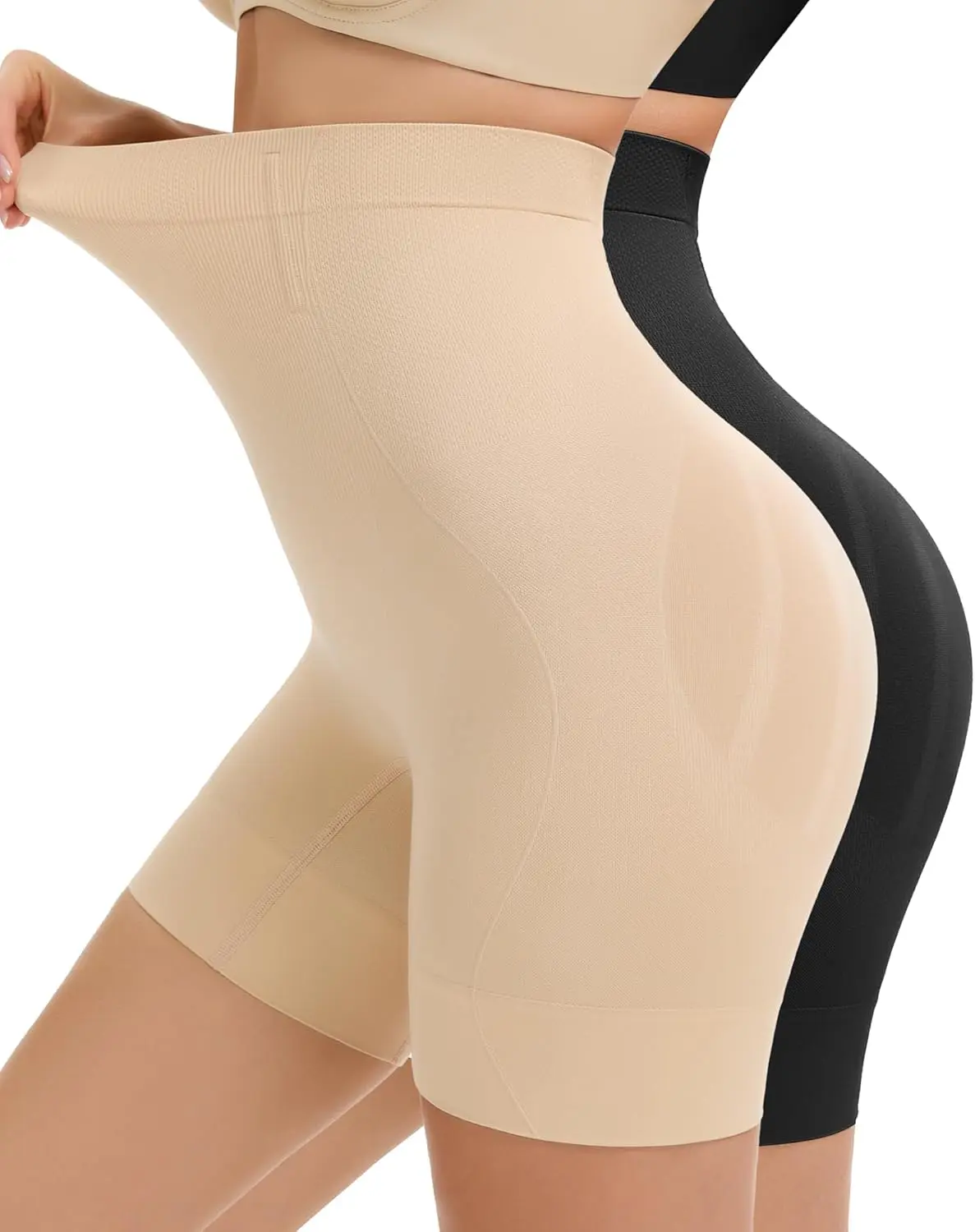 Shapewear Tummy Control Shorts - High Waisted Shapewear Underwear Body Shaper Butt Lifting Shorts Under Dresses