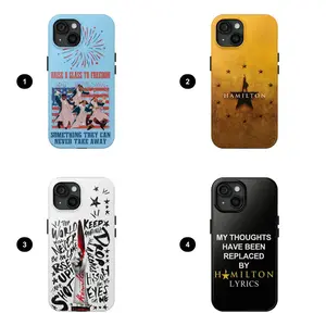 Hamilton An American Musical Broadway Theater Art Trendy Tough Phone Case. Classic Historical Aesthetic Heavy Duty Shockproof Protective Smartphone Cover for iPhone 17 Pro Max 16 Air 15 14 13 12 11.
