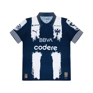 PUMA Mens Monterrey Leagues Cup Home 25-26 Crew Neck Short Sleeve Replica Jersey Casual - Blue
