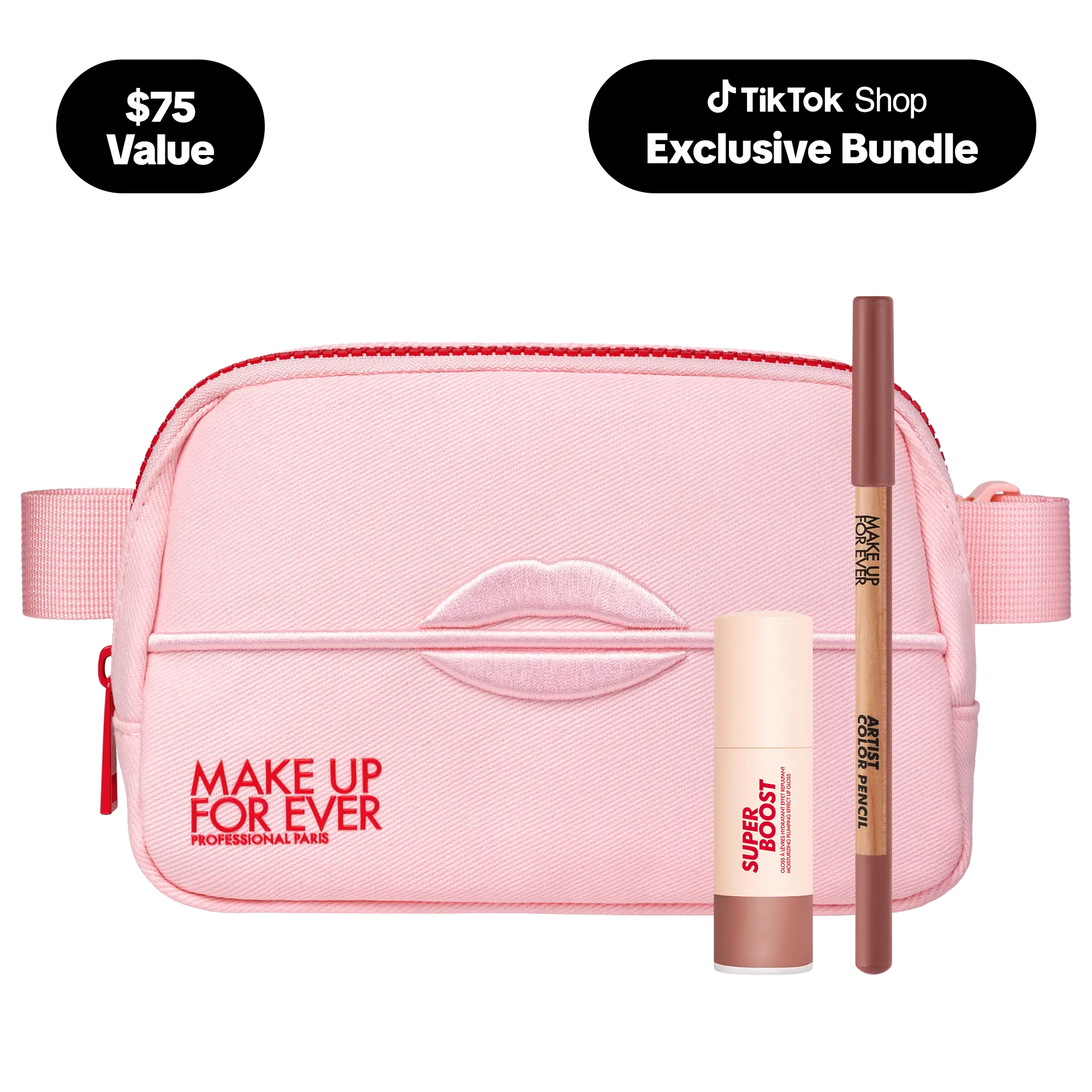 Super Boost Lip Combo Value Set - Only on TikTok Shop - Artist Color Pencil Lip Liner and Super Boost Moisturizing Lip Gloss