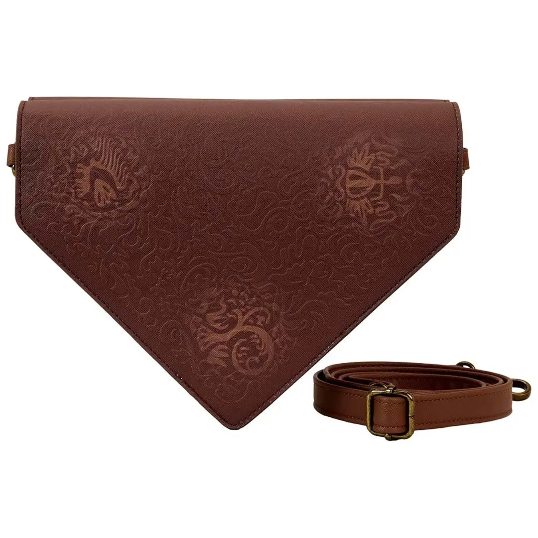 Loungefly Wicked Elphaba's Grimmerie Spell Book Faux Leather Crossbody Bag with Embossed, Applique Details - Women's Casual Crossbody & Shoulder Bag, Casual Crossbody Bags