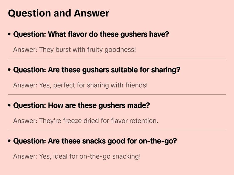 cotton candy covered gushers fruit shop