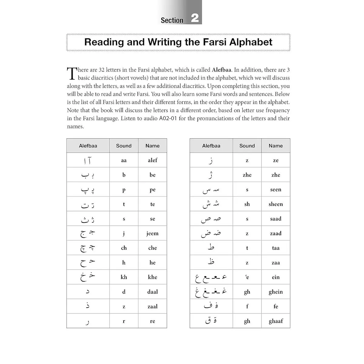 Farsi Study Reading & Writing Farsi (Persian): A Workbook for Self-Study: A ...