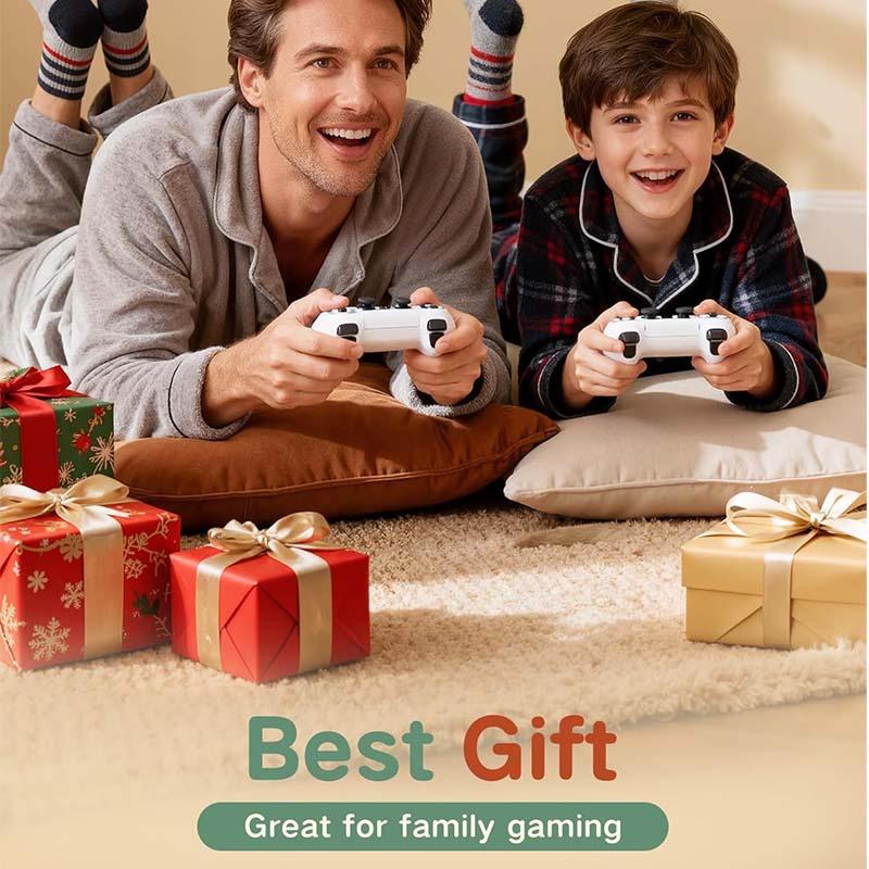 2026 All-New Upgrade M15 Retro Gaming Stick Pro 128GB 4K Video Game Console with 40000+ Classic Games 23 Emulators Dual 2.4G Wireless Controllers Plug and Play for TV Portable Electronic