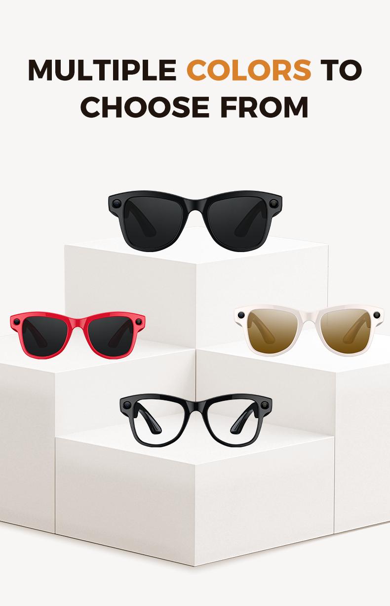 [Spring Deals] Tukio 2026 New-Generation M02 Ultra 4K Smart Camera Glasses with AI Photo Recognition Real-Time Translation & Charging Case as Power Bank for Bluetooth Calls Music Playback Stylish Travel Accessory - Photochromic Lenses