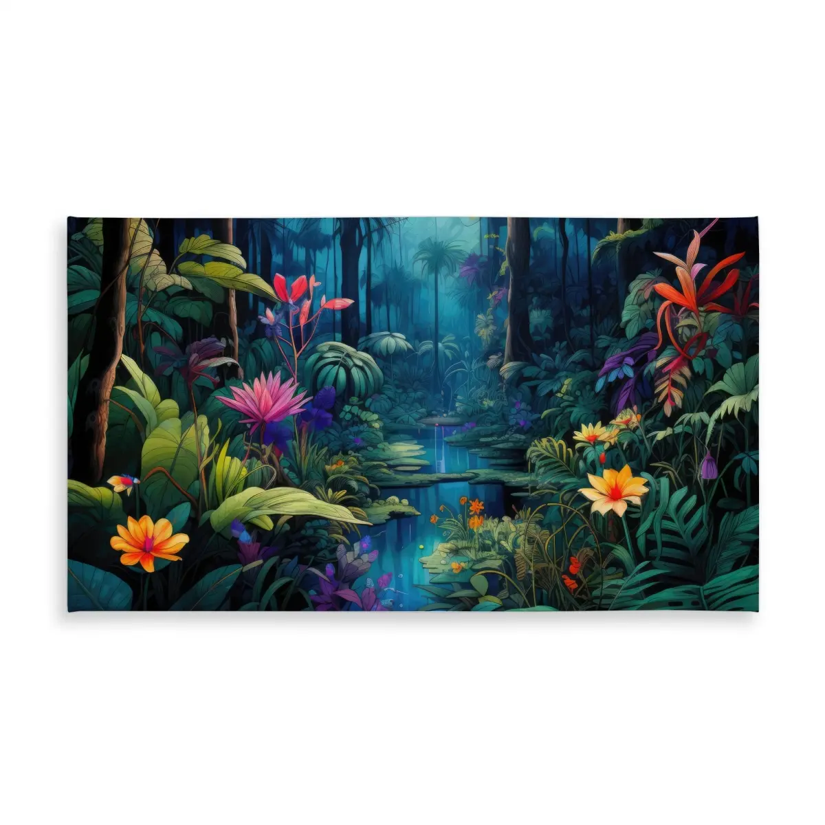 MWW C1TCLRGEL4AGI0 58 x 102 in. The Beauty of Nature - Blue Indoor Outdoor Tablecloth for Decor