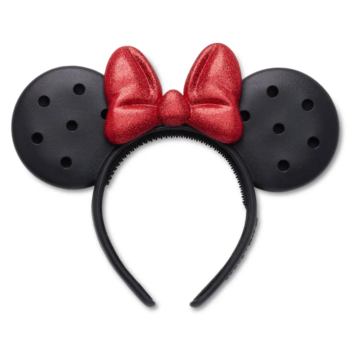 Crocs Disney Mickey and Minnie Cartoon Charm Hairbands - Classic Customizable Hair Accessories with Hole Slots for Jibbitz Charms Personalization, Cartoon Charm Headbands, Mouse Headbands, One Size
