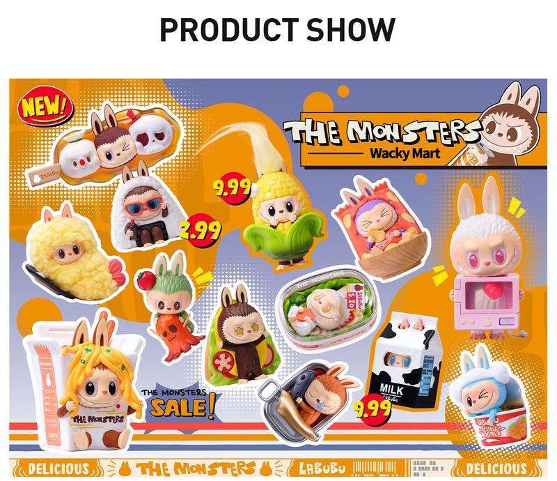 POP MART THE MONSTERS Wacky Mart Series Figures, Blind Box