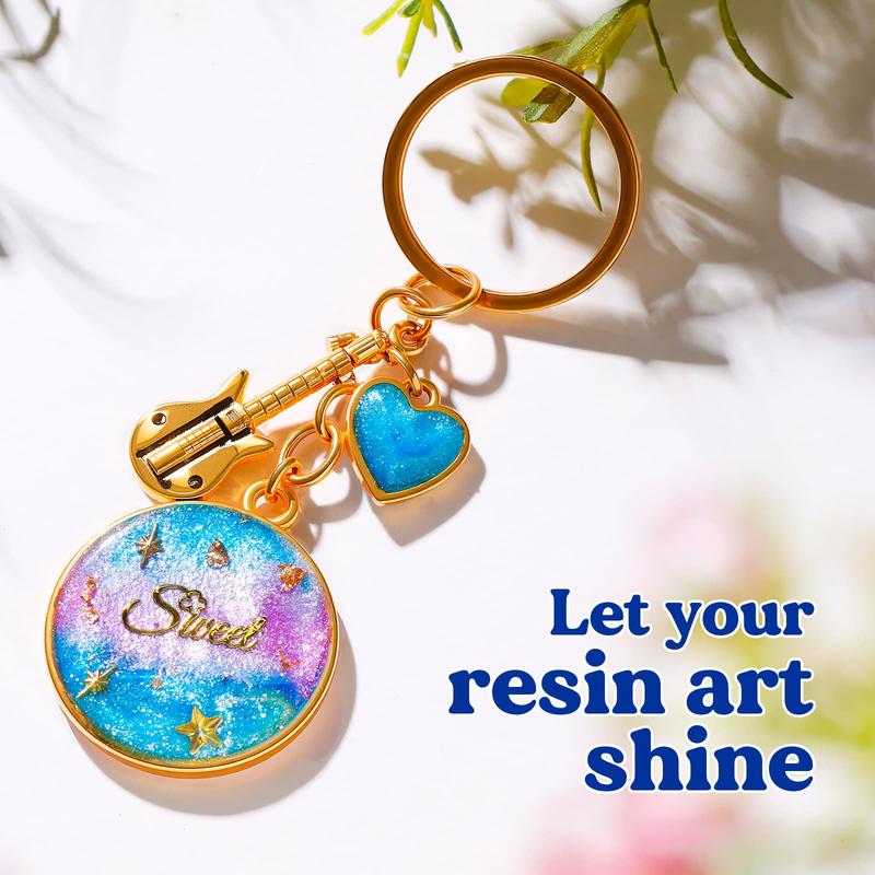 Pearlescent UV Resin, 10 Colors Colored UV Resin, Low Odor & Minimal Bubbles for Resin Casting and Coating, Jewelry Making, Decoration(20g Each) - LET'S RESIN