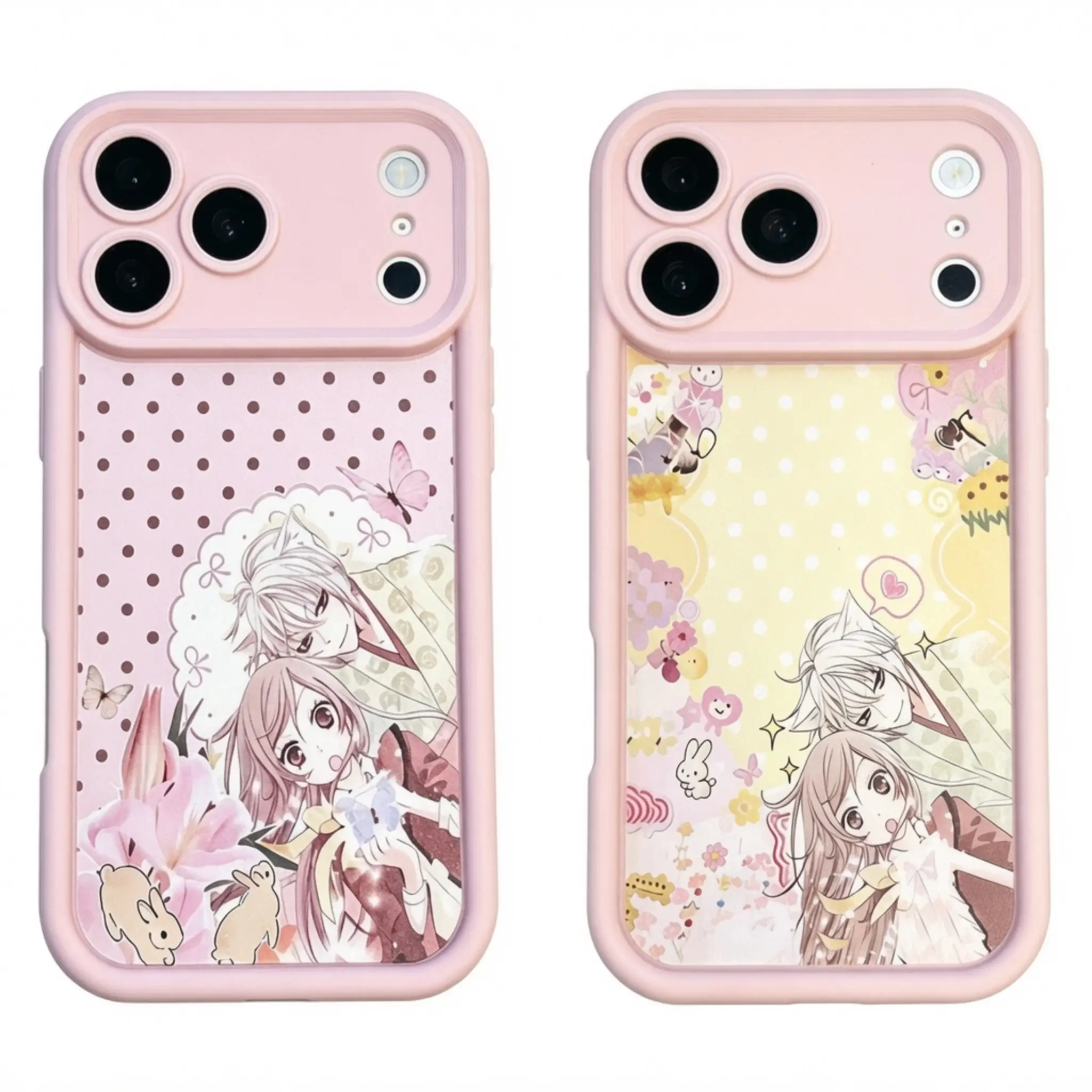 Kamisama Kiss Collage Smartphone Casing, Soft TPU Shockproof Handheld Device Protection Cover, Shoujo Anime Aesthetic, Compatible with iPhone 11-17 ProMax & Samsung S22-S26, Perfect Gift for Anime Lovers