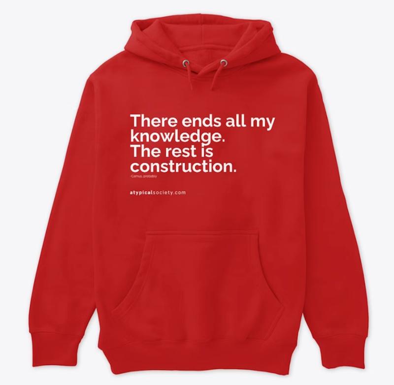 'Camus' Construction' Premium Pullover Hoodie (Teachable Moments Collection)