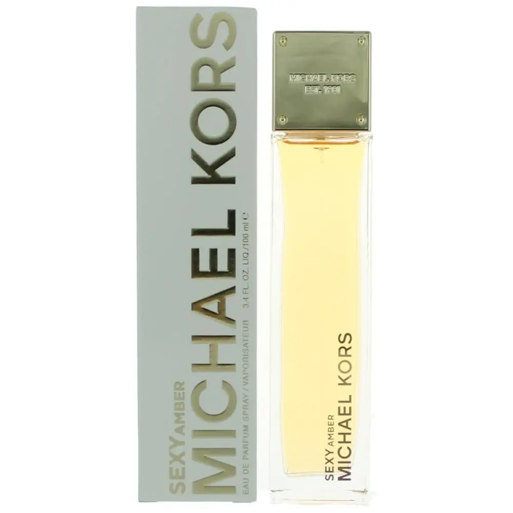 Michael Kors Sexy Amber Women's EDP Spray - 3.4oz Women Perfumes with Amber Blend, Citrus-Floral, Deeply Seductive Scent