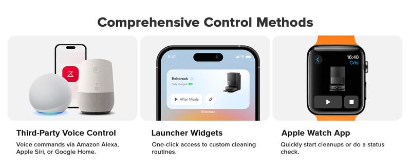 Roborock Qrevo Series Robot Vacuum and Mop (QV 35A), 8000Pa Suction, Anti-Tangle Brushes, Smart Obstacle Avoidance, Auto Mop Washing, All-in-One Dock, 200RPM Spinning Mops #GiftedInLove