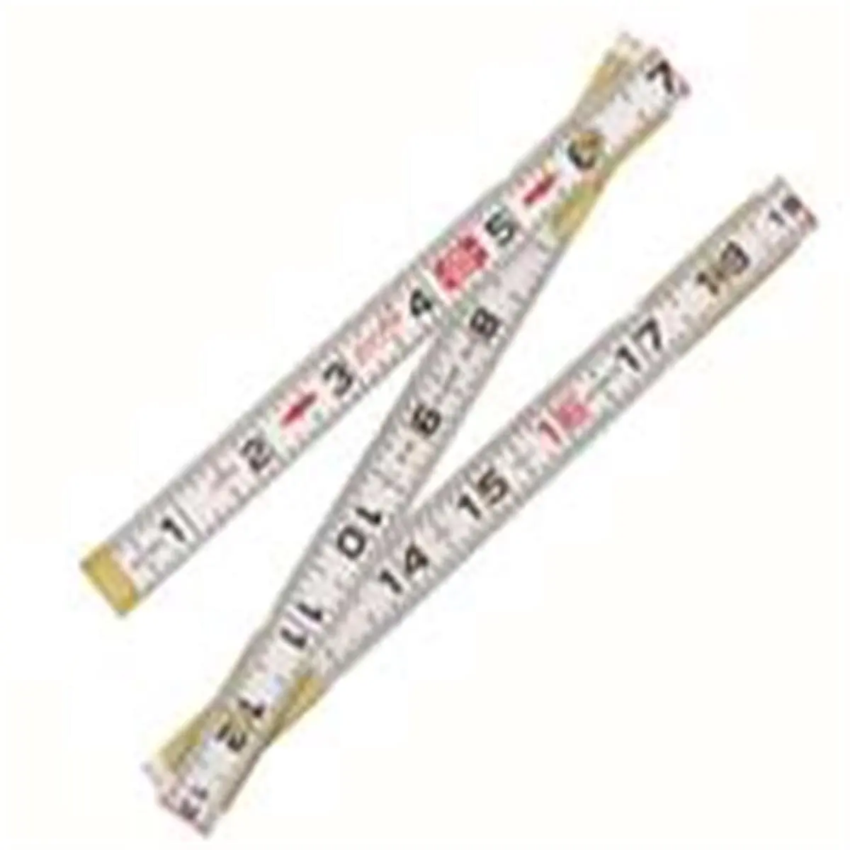 212 MAIN Lufkin 066F Hand Measuring Tool, 6 Ft x 0.62 In Flat Reading Wood Rule, 1/16ths Accuracy, Double-Sided Markings
