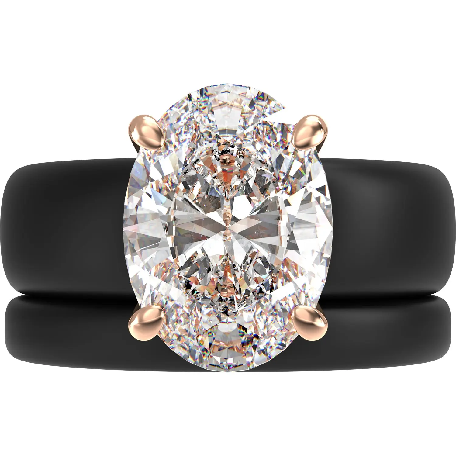 Black and Rose Gold