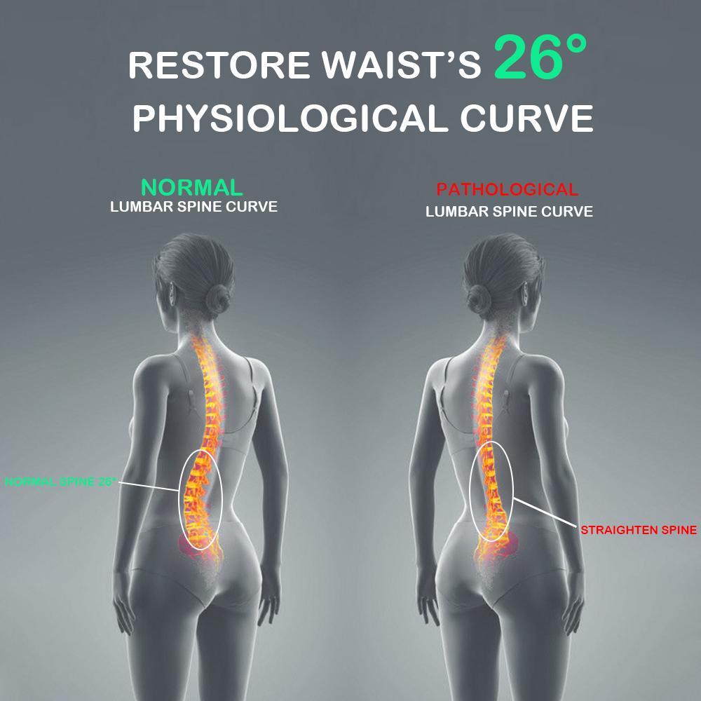 4-Level Adjustable Back Stretcher | Spine Deck for Lower Back Pain Relief | Posture Corrector & Lumbar Support Traction Device