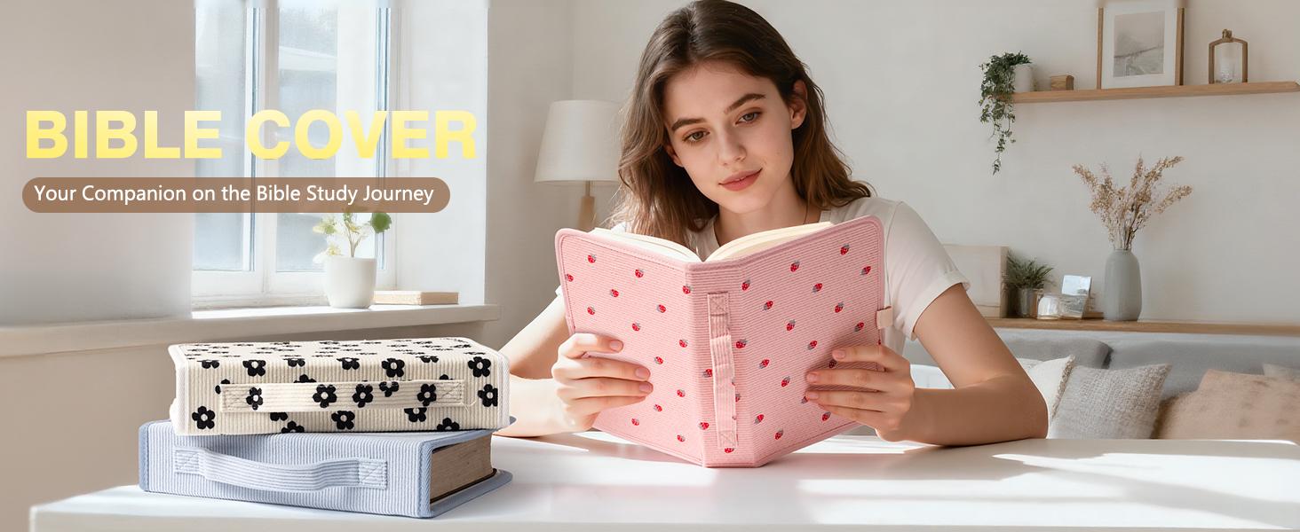 FLOE Bible Study Supplies Journaling Kit for Women with Bible Cover Case,  Easter Christmas Christian Gifts for Women, Bible Study Tools Accessories Set with Highlighters Pens, Pencil Case Notebook Annotation Kit