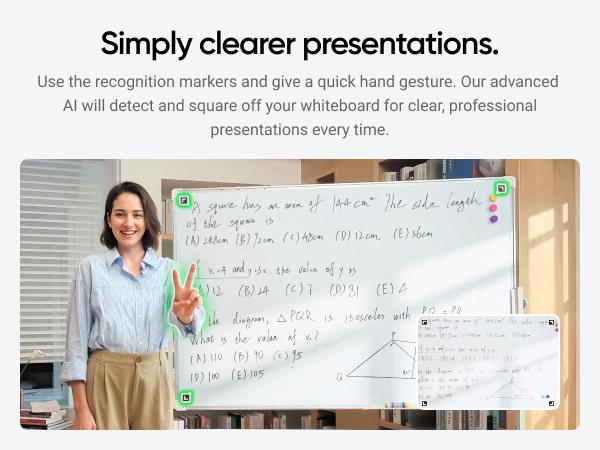 Insta360 Link 2 - PTZ 4K Webcam for PC/Mac, 1/2" Sensor, AI Tracking, HDR, AI Noise-Canceling Mic, Gesture Control for Streaming, Video Calls, Gaming, Works with Zoom, Teams, Twitch & More