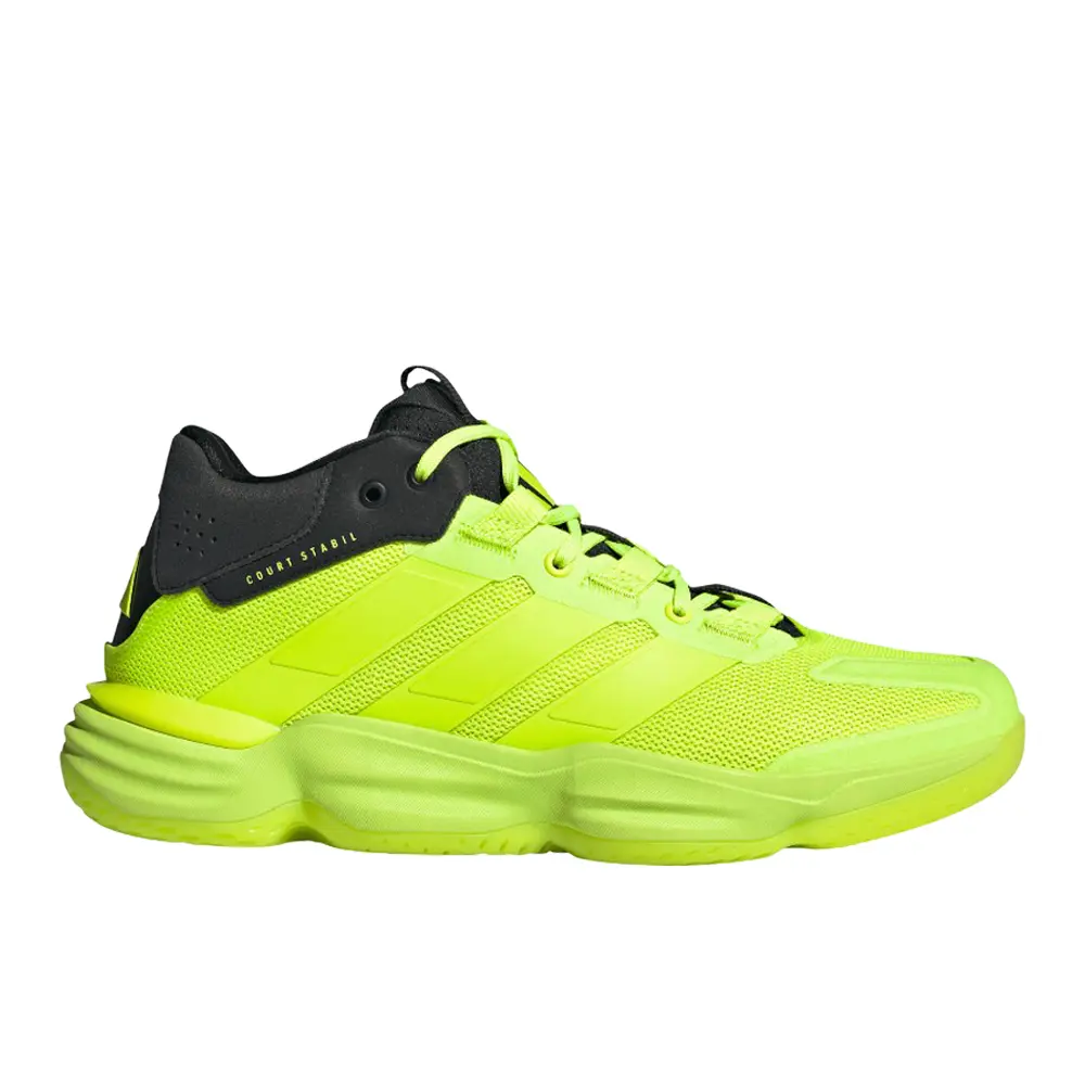 adidas Mens Court Stabil Indoor Volleyball Sneakers Shoes - Yellow